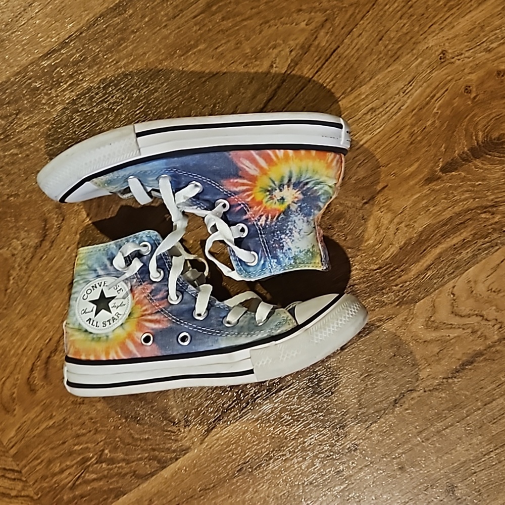Converse Kids High-Top Sneakers in Multicolor Galaxy Print